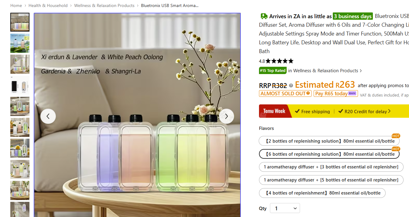 Scently™ Mist Oils — Essential Fragrance Collection