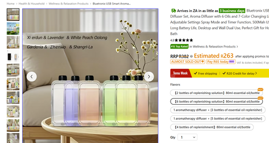 Scently™ Mist Oils — Essential Fragrance Collection