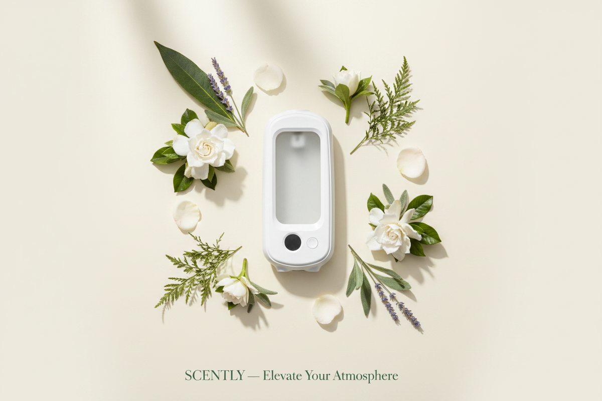 Scently Diffuser Flat-lay Banner